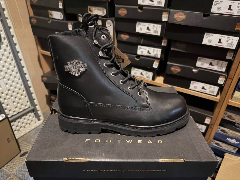 NEW HARLEY DAVIDSON men's cartbridge boots in black